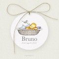 Etiqueta Bautizo BRUNO