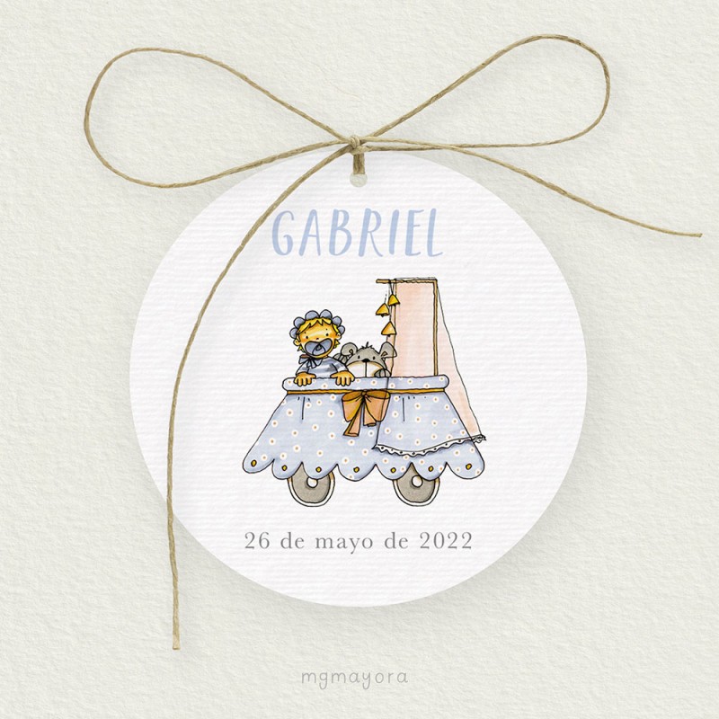 Etiqueta Bautizo GABRIEL