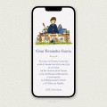 Invitación Comunión Digital Niño CÉSAR