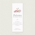 Marcapáginas Bautizo Sencillo Niña PALOMA