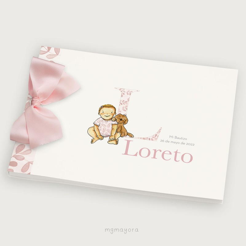 Álbum Bautizo tapa blanda LORETO