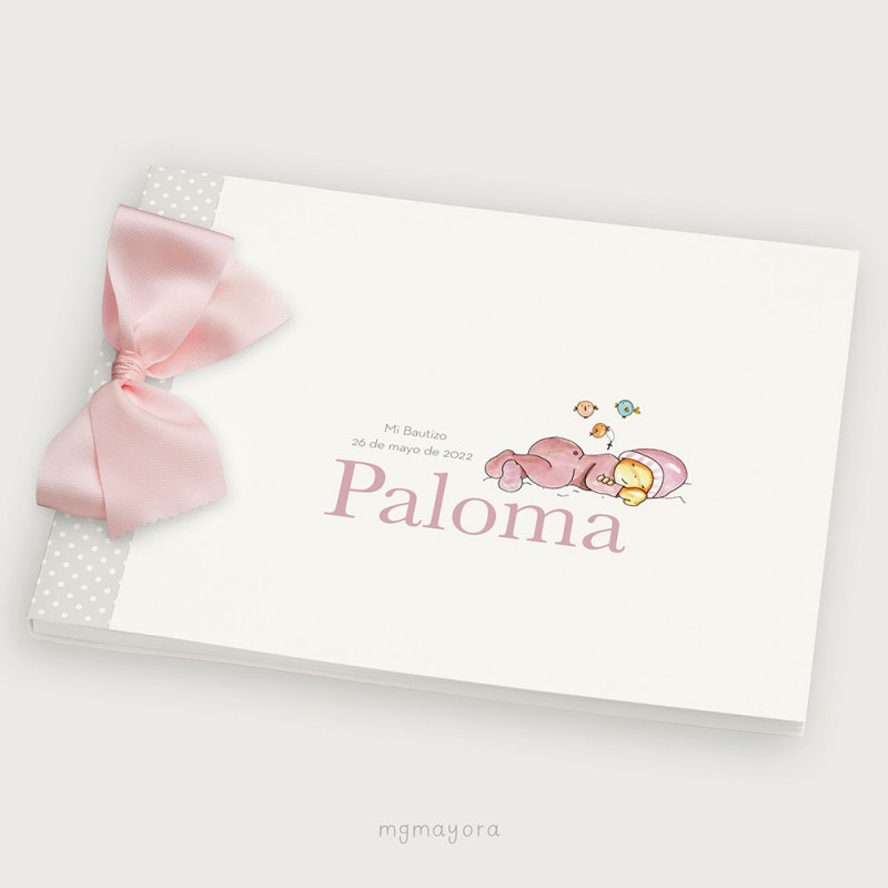 Álbum Bautizo tapa blanda PALOMA