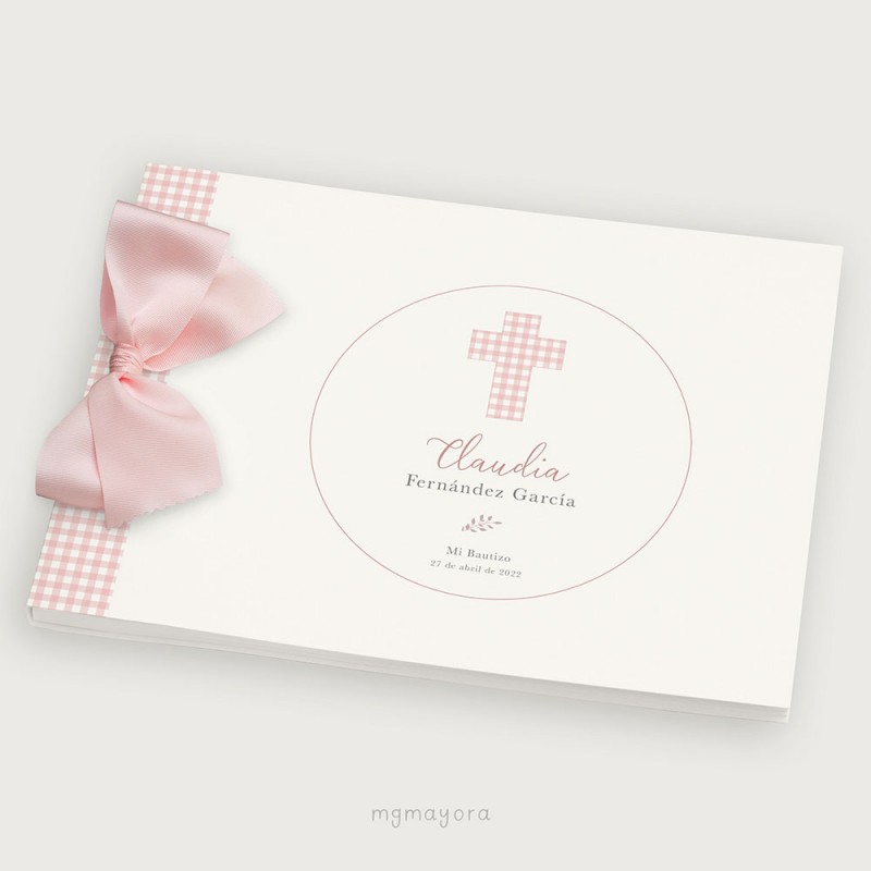 Álbum Bautizo tapa blanda CLAUDIA