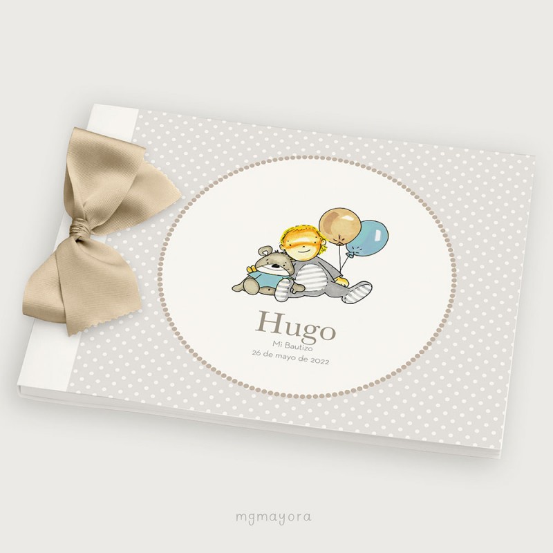 Álbum Bautizo tapa blanda HUGO
