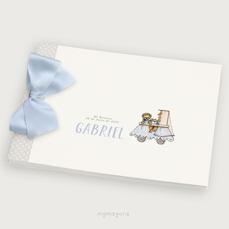 Álbum Bautizo tapa blanda GABRIEL