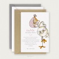 Invitación Bautizo Sencilla Niña CARLOTA