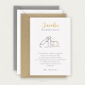 Invitación Bautizo Sencilla Niño JACOBO