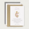Invitación Bautizo Sencilla Niña ELENA