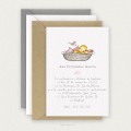 Invitación Bautizo Sencilla Niña ANA