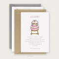 Invitación Bautizo Sencilla Niña ALEJANDRA