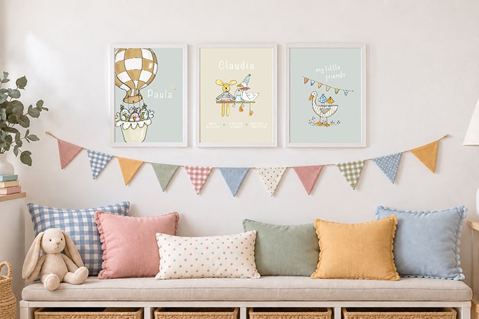 Cuadrosde bebés para habitaciones infantiles
